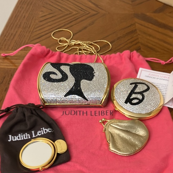 JUDITH LEIBER EXTREMELY RARE ICONIC EVENING BAG , COMPACT, COIN PURSE , MIRROR, - Picture 13 of 13